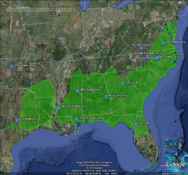 PINEMAP Map